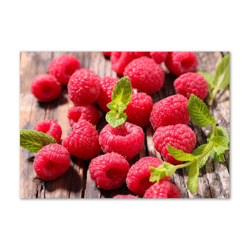 Raspberries - Wrapped Canvas Print