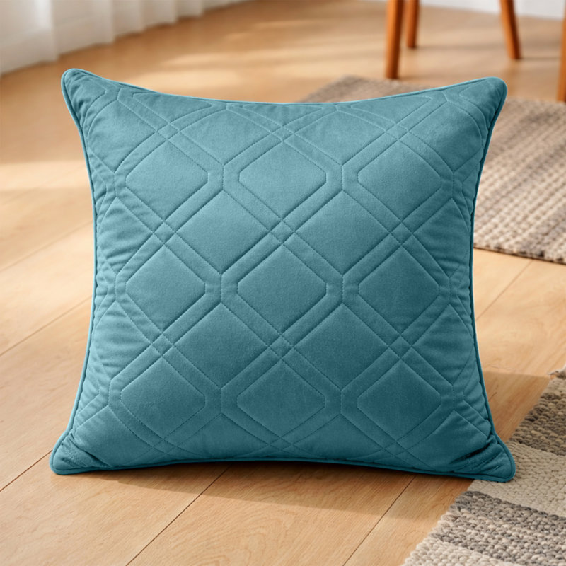 Square Throw Cushion Pad, Teal