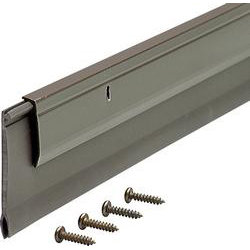 Coupe-bise de porte, H 0,25 po x l 2,75 po x P 36 po, Bronze foncé