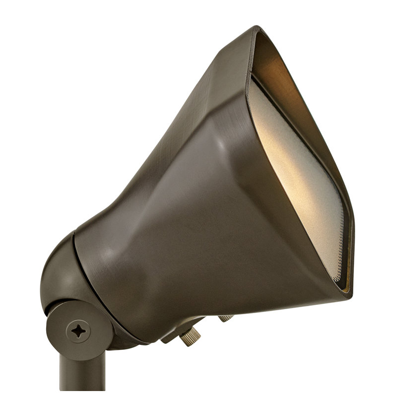 Hinkley Landscape Accent Flood Light 12V, 3000 Kelvin, Dark Brown