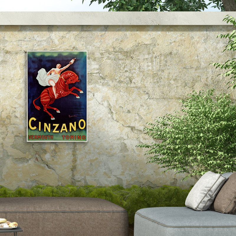 Toile d'extérieur Marcus Jules Cinzano, H 12 po x l 19 po