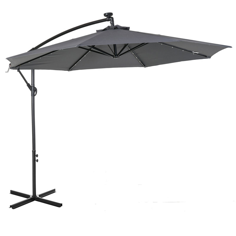 Parasol Chiles 117,6, Gris foncé