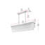 Lustre Harlow de 53 po en chrome-704922106
