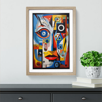 Eye Constructivism - Single Picture Frame Print on Wood