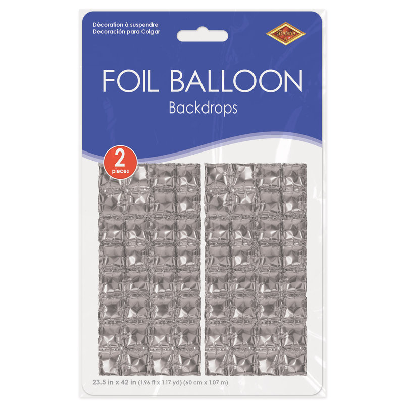 Toile de fond ballon métallique