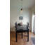 Roderick 1-Light Amber Black Cylinder Pendant
