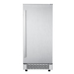 Hanover Luxury Series 32 Lb. Daily Production Cube Clear Ice Built-In Ice Maker