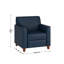 Chaise Adrey LeatherSoft avec structure aux coutures épurées-133597935-130563360