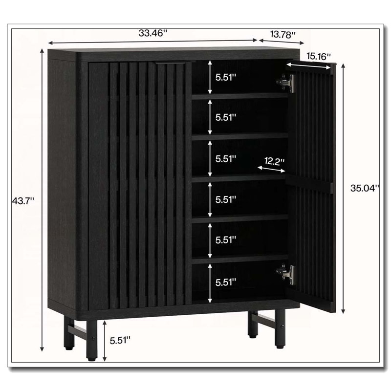 Armoire à chaussures moderne et durable pour une organisation facile