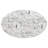 Trevi Oval Coffee Table - Reinforced Cement with Faux Marble Finish-284781499