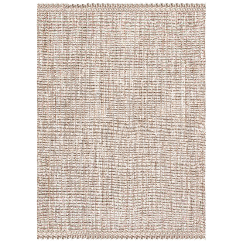 Simra Natural Fiber Hand Woven Jute Rug, Rectangle 10' x 14'