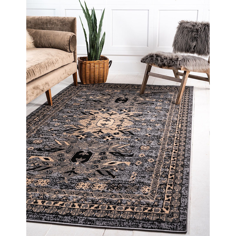 Adonnis Southwestern Indoor Rug, Rectangle 9'10" x 13'