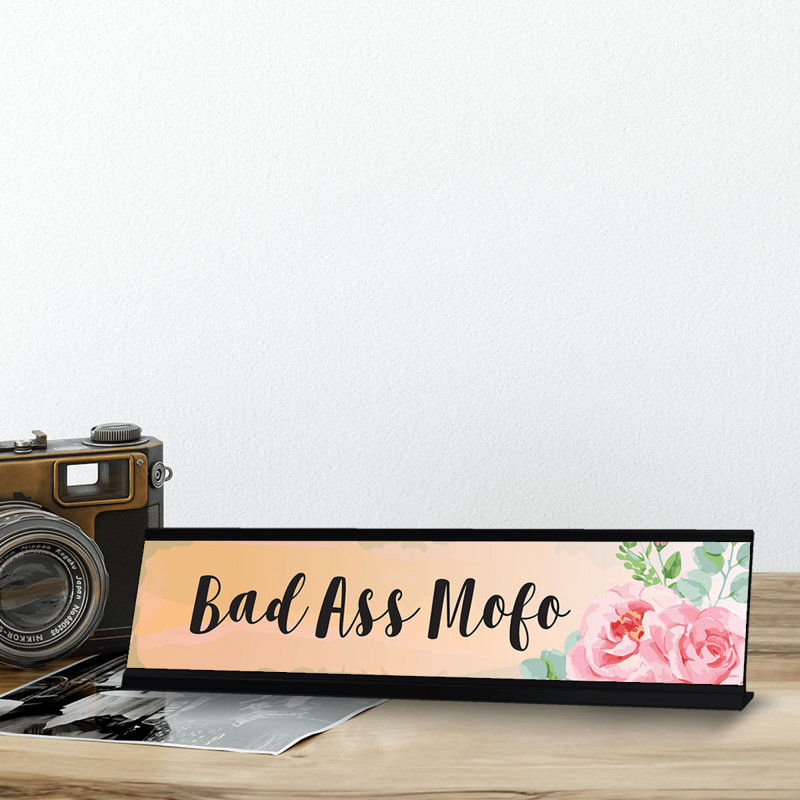 Enseigne de bureau Bad Ass Mofo