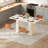 Brittay White Modern Rectangular Dining Table-425291371