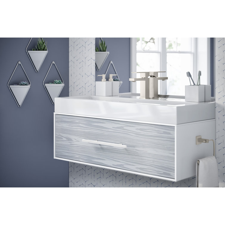 Duro Single-Hole Single-Handle Bathroom Faucet with Push Pop Drain