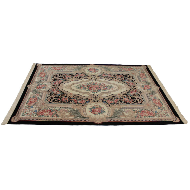 9'X12' Oriental Area Rug in Black