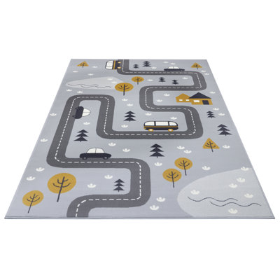 Dream Street Tufted Grey Rug