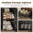 55.1'' W Coffee Bar Cabinet with Fridge Space, Buffet Sideboard Table with Charging Station-124456109