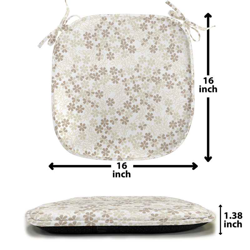 Outdoor 16'' Dining Chair Seat Cushion