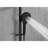 Matte Black Handheld Shower With 59-inch Hose & 28-inch Slide Bar, Stainless Steel Created, Adjustable For Optimal Position Alignment, Intense Water Current Performance, Nozzles Unclogged Flow