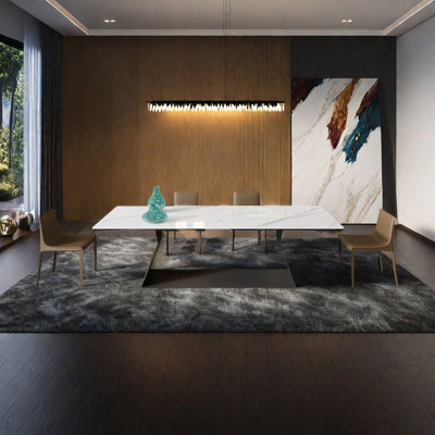 Italian minimalist dining table