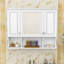 Armoire de salle de bain moderne et minimaliste avec rangement réglable-560130420