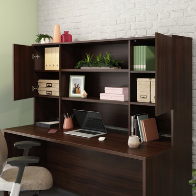 Hutch, Brown Finish