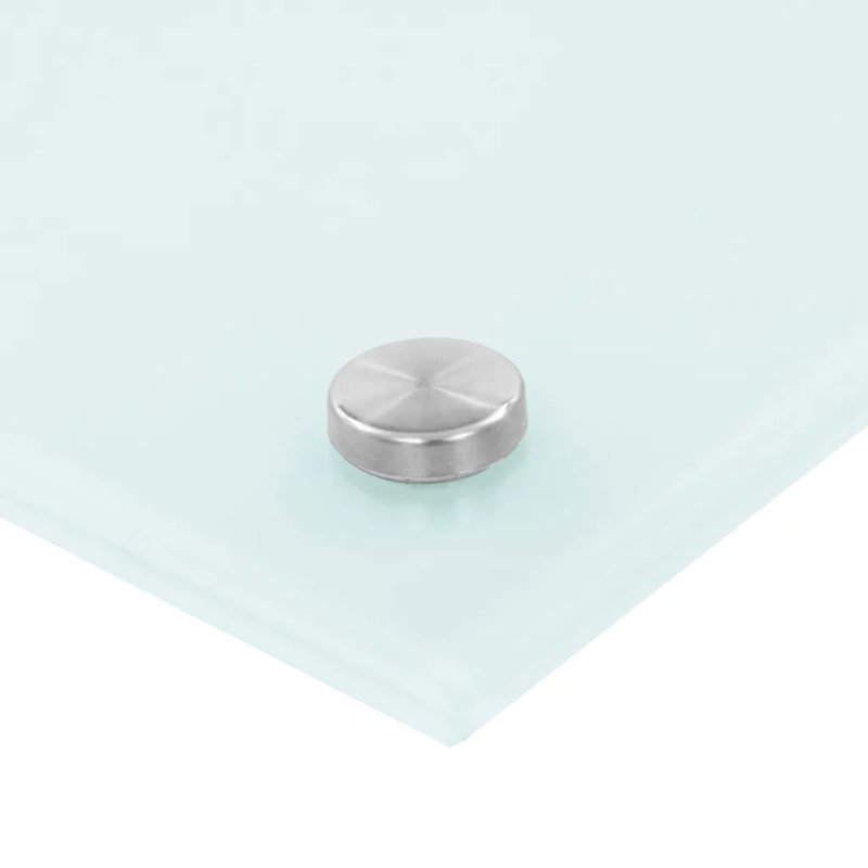 Howland 60cm W x 100cm L Glass Peel and Stick Field Tile, White