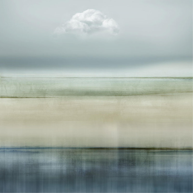 «Poly Horizons III» par Austin Beiv - reproduction d'art, H 47 po x l 47 po x P 2 po, Pinceau gel