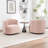 Stanford Upholstered Swivel Barrel Chair-173297014