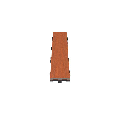 UltraShield Naturale 12" x 3" Quick Composite Single Slat Deck Tile in Madrid Red