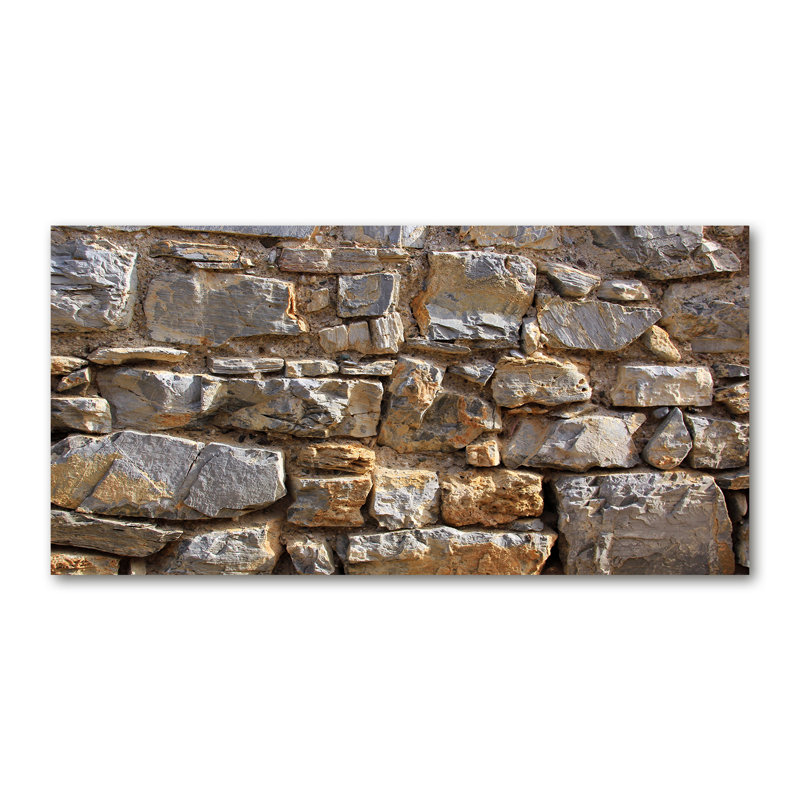 A Stone Wall - Wrapped Canvas Print