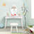 Aadil Kids Vanity Stool with Mirror