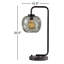 Lampe de table arquée 20,5 po Glynda