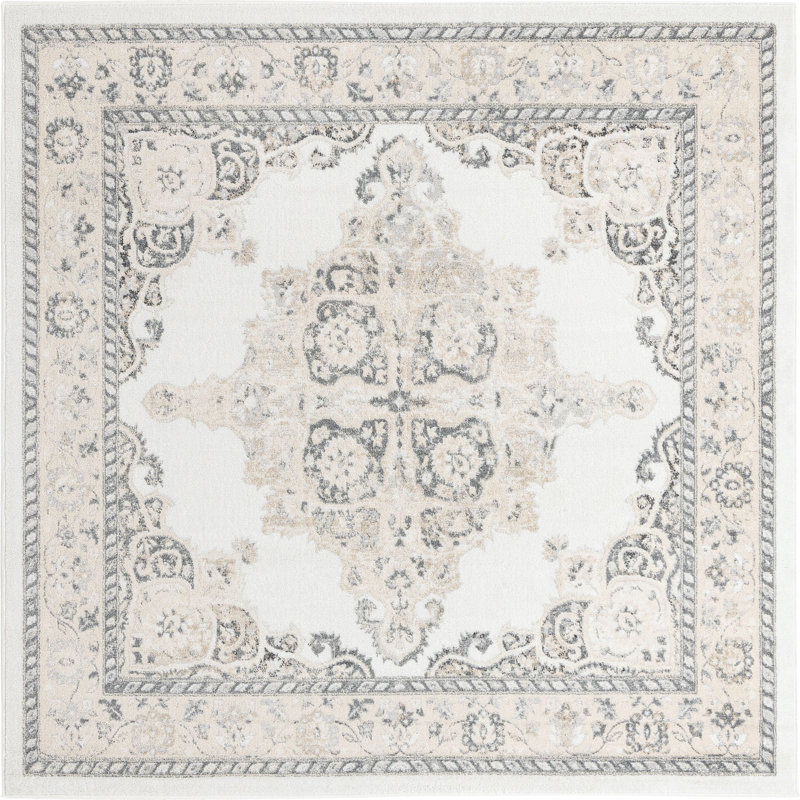 Makay Oriental Indoor Rug, Square 7'10"