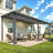 Wall-Mounted Heavy Duty Lean To Metal Pergolas And Gazebos-123197851