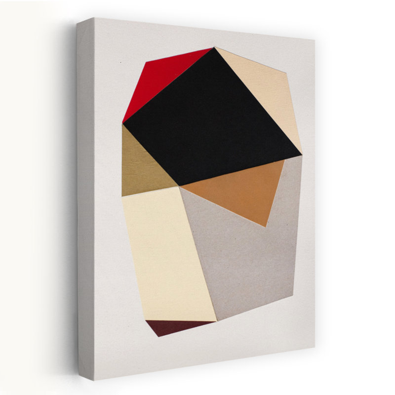 Art contemporain contemporain abstrait géométrique, H 36 po x l 24 po