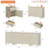3-In-1 TV Stand Cabinets With Doors And Drawers For 100+ Inches Tvs-1184418491