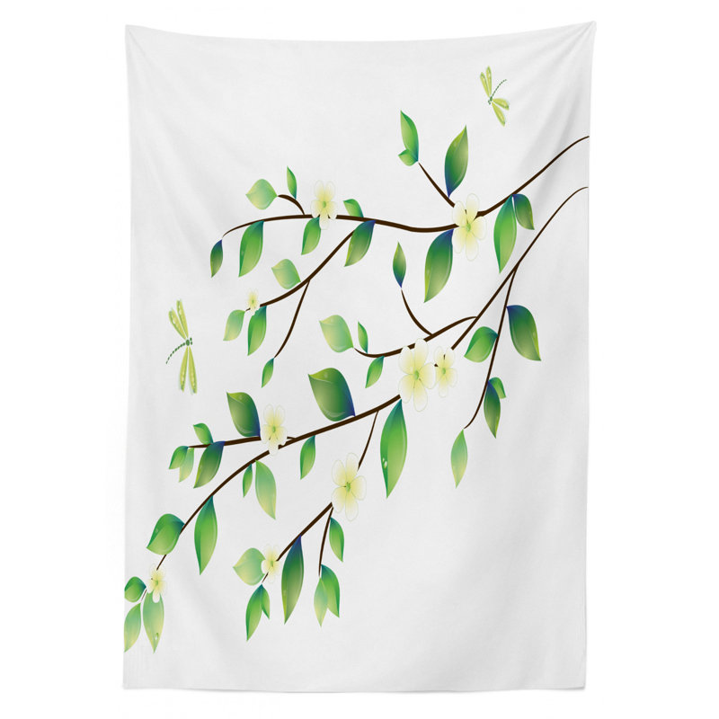 Dragonfly Tablecloth, 84" L x 60" W
