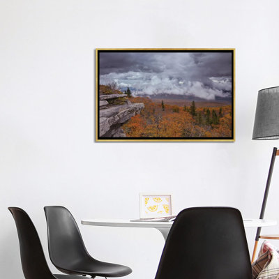 «Storm Over Bear Rocks Preserve At Dolly Sods III», reproduction d'art mural encadrée
