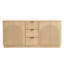 Buffet designer à texture tridimensionnelle incurvée de 66,9 po de largeur Designer-1259916604