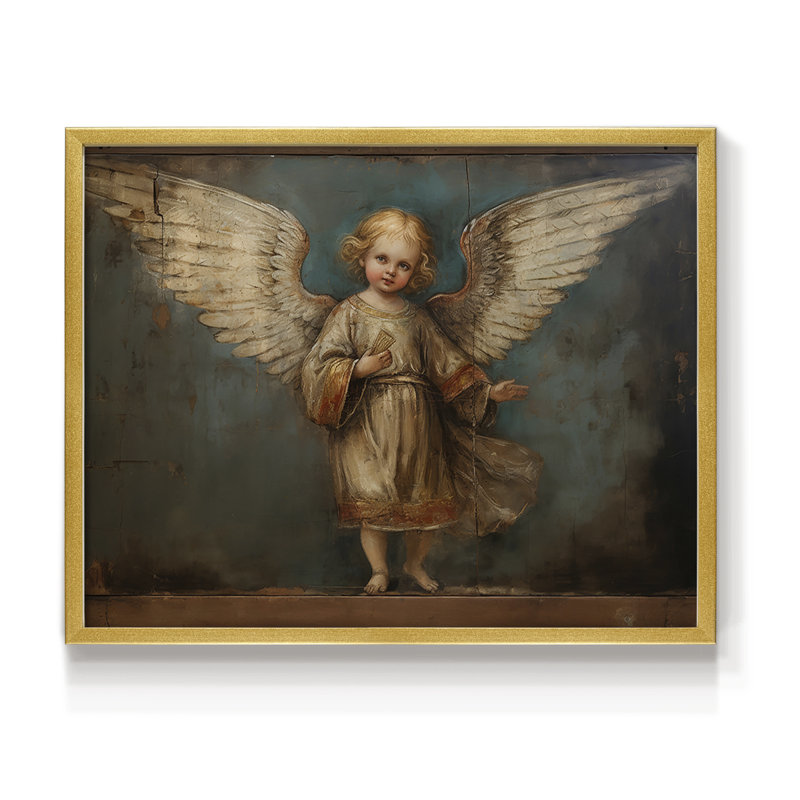 Angels From Above-LI -Framed Print - Restickable, 11" H x 14" W