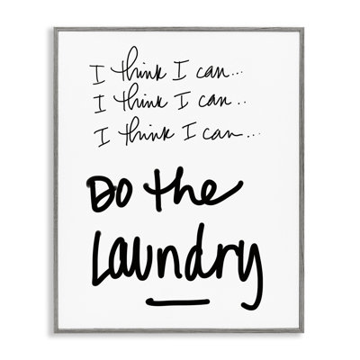 «Think I Can Do Laundry», estampe numérique conçue par SD Graphics Studio