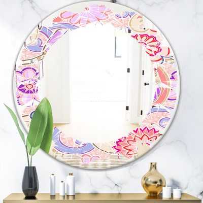 Floral Botanical Retro XIII Mirror