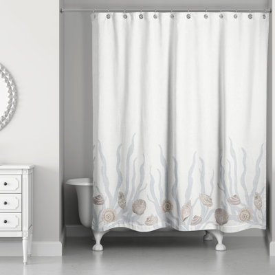 Rideau de douche simple Leetsburg