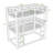 Weinberger Steel Twin Over Twin Over Twin Bunk Bed with Built-In Ladder-267724427
