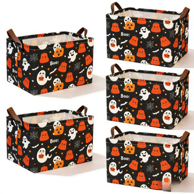 Panier de rangement 5 pièces Halloween