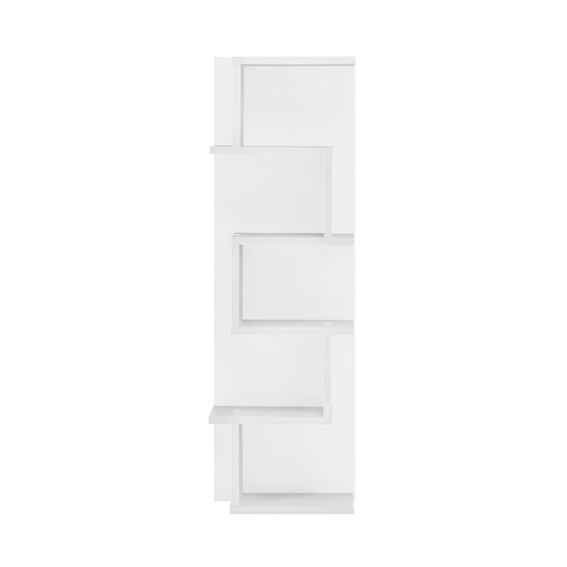 Lumo 5 Piece Wall Shelf, White