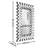 Amla 47.25" Glam Mirrored Console Table And Sunburst Wall Mirror Set Ultra‑Modern Contemporary Glam Stylish