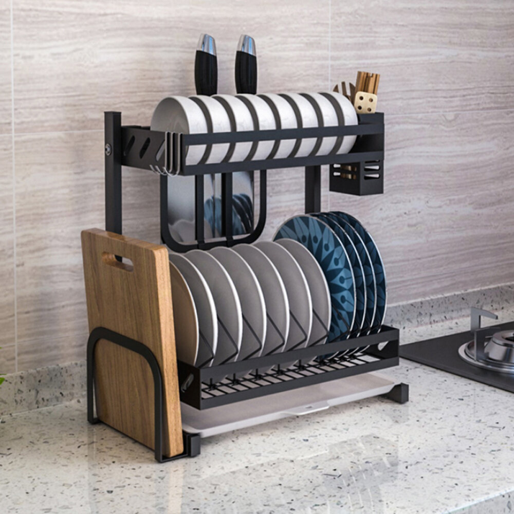 eModern Decor Stainless Steel Countertop Dish Rack & Reviews